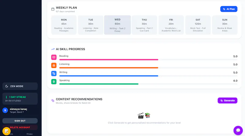 Wordly — AI-Powered IELTS Prep screenshot 4