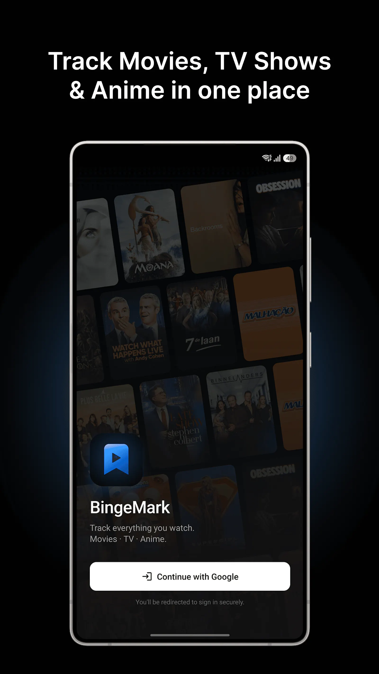 BingeMark: Movie, TV & Anime Tracker screenshot 2