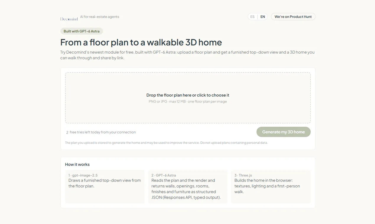 Decomind — AI for real-state agents gallery image