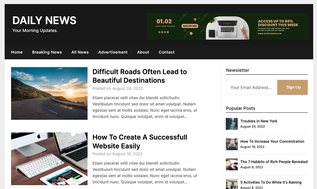 หนังสือพิมพ์ - ธีม WordPress นิตยสาร - หนังสือพิมพ์: ปลดปล่อยเรื่องราวของคุณสร้างแรงบันดาลใจให้ผู้ชมของคุณ media 1