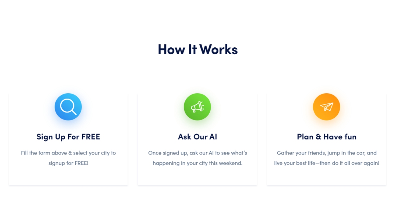 Planmyweekend.ai - Hafta sonu sosyal hayatınızı AI ile planlayalım medya 4