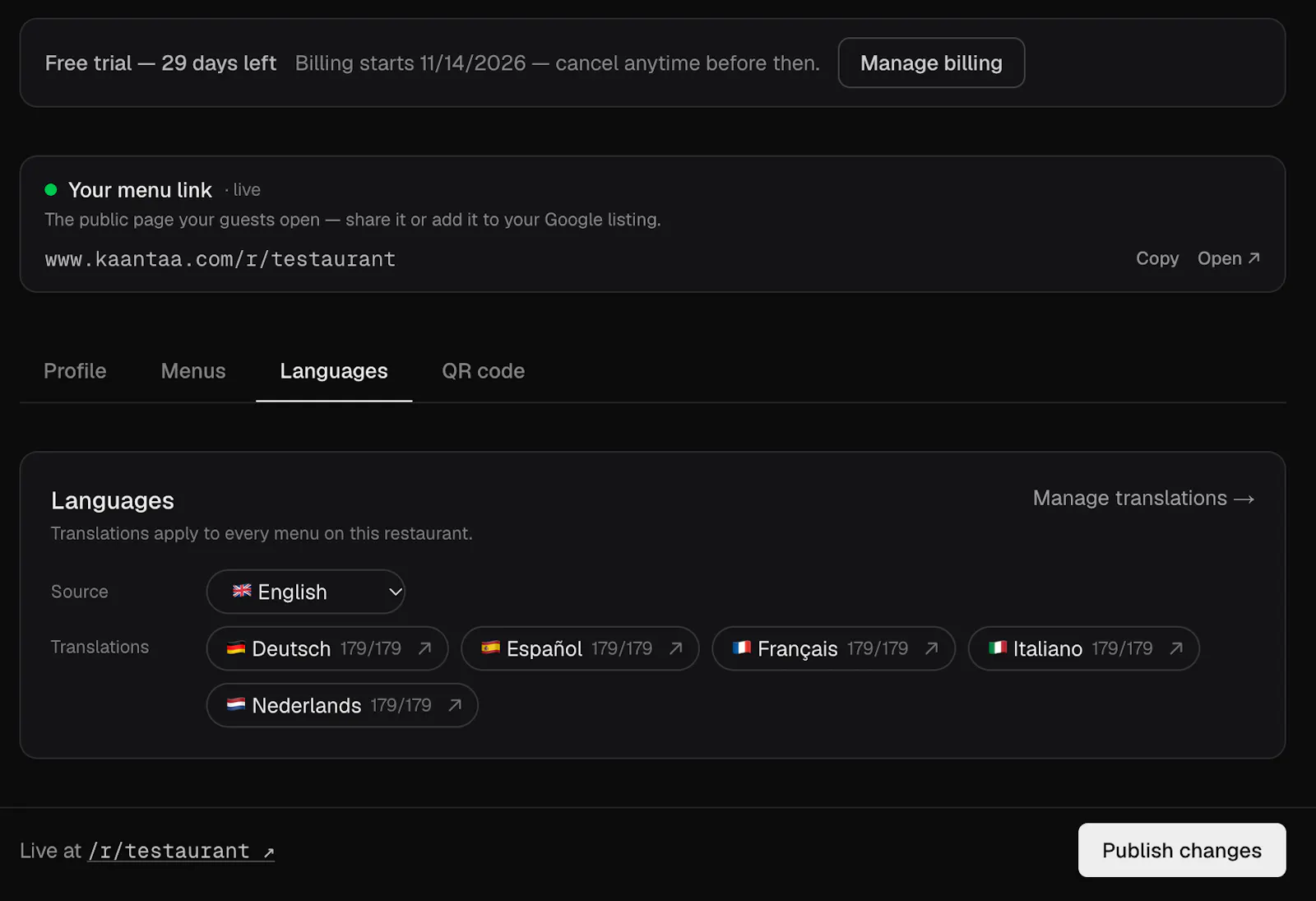 Kāāntāā screenshot 2