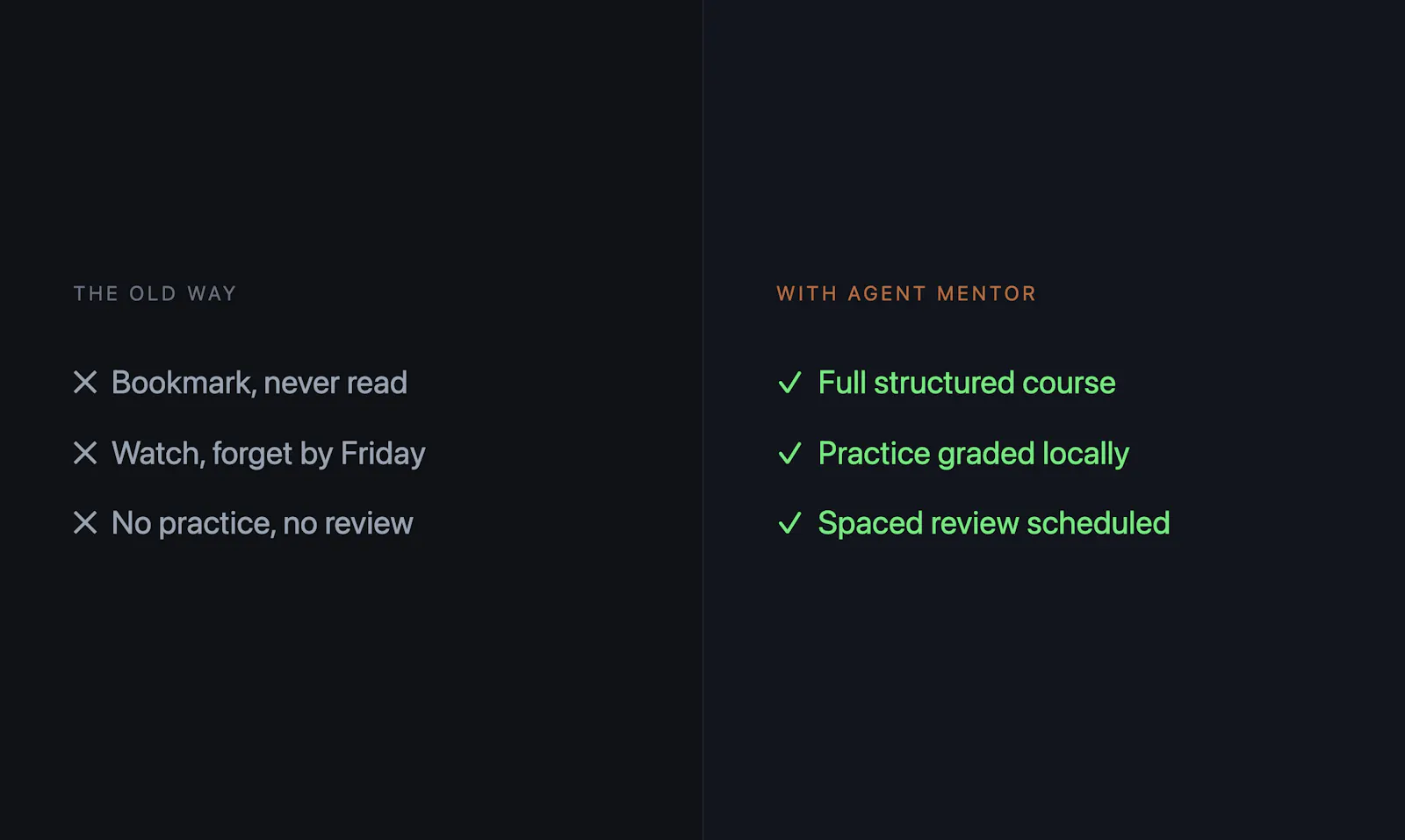 agentmentor skill screenshot 2