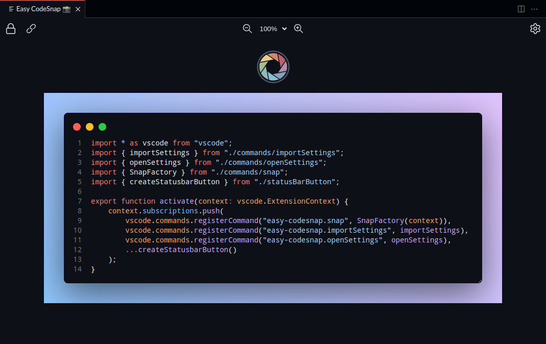 Easy CodesNap - Kod çıtçıtları almak için güçlü kaynaklara sahip vscode uzantısı medya 1