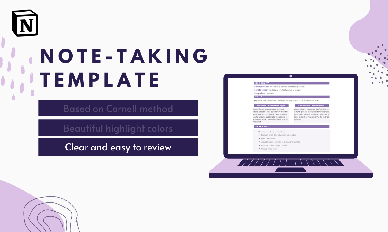 Notion Note-Taking Toolkit gallery image