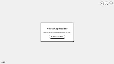 WhatsApp Chat Reader gallery image