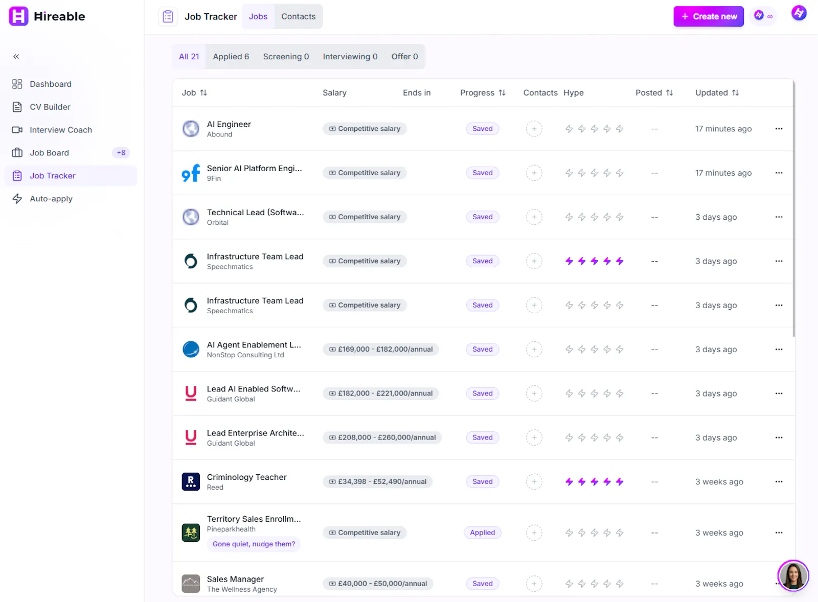 Hireable screenshot 15