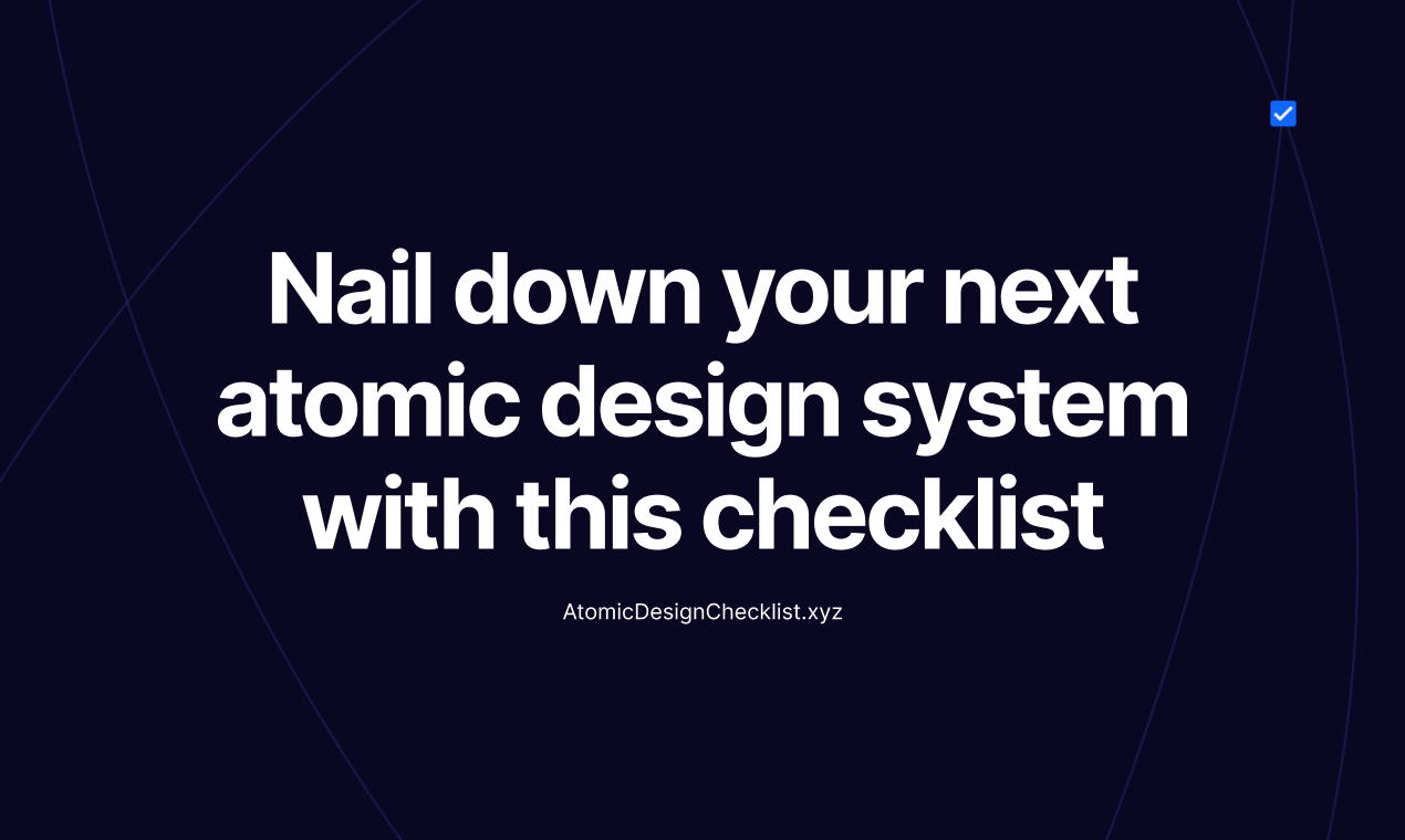 Atomic Design Checklist gallery image