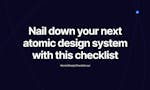Atomic Design Checklist image