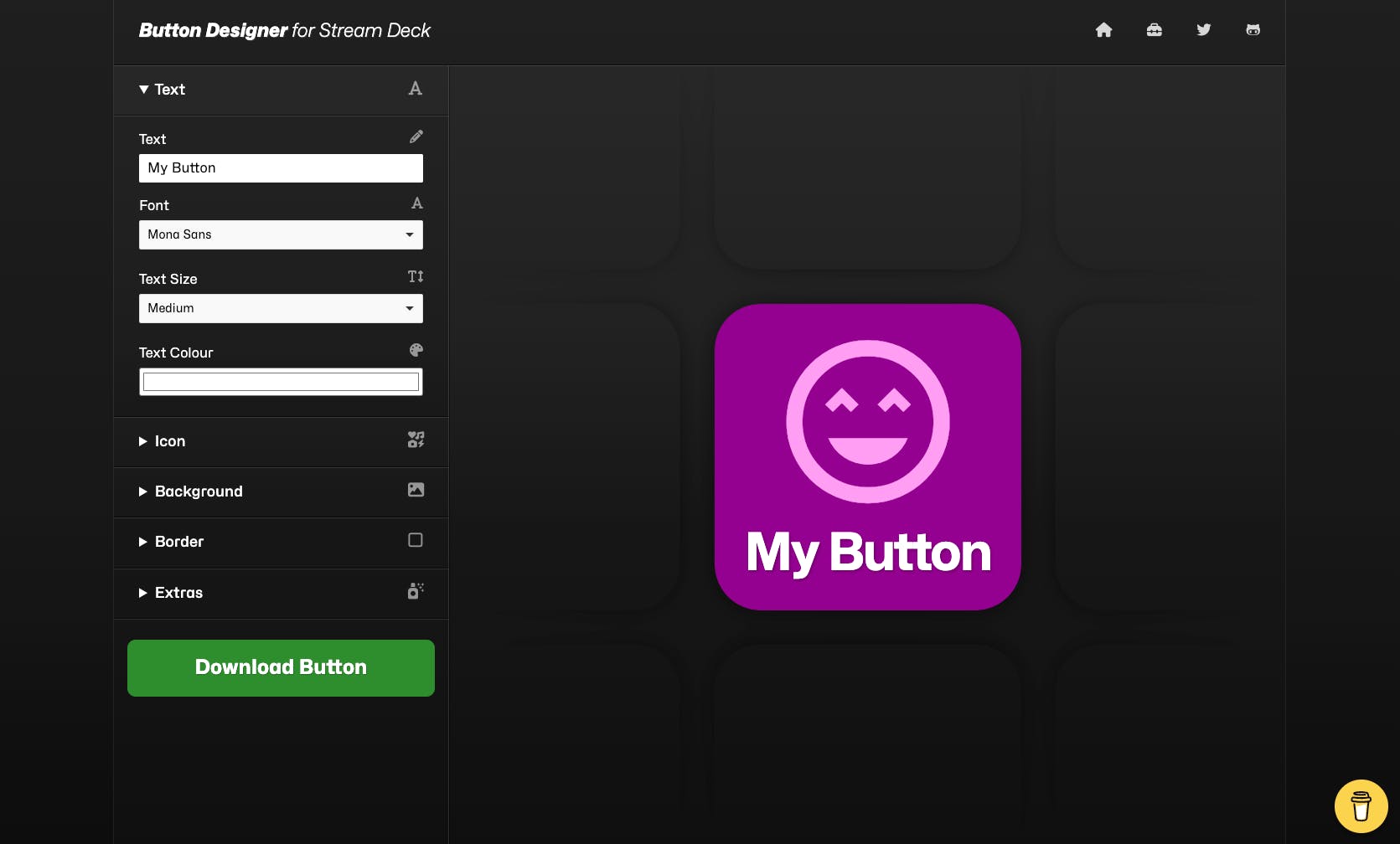 Stream Deck Button Designer media 1