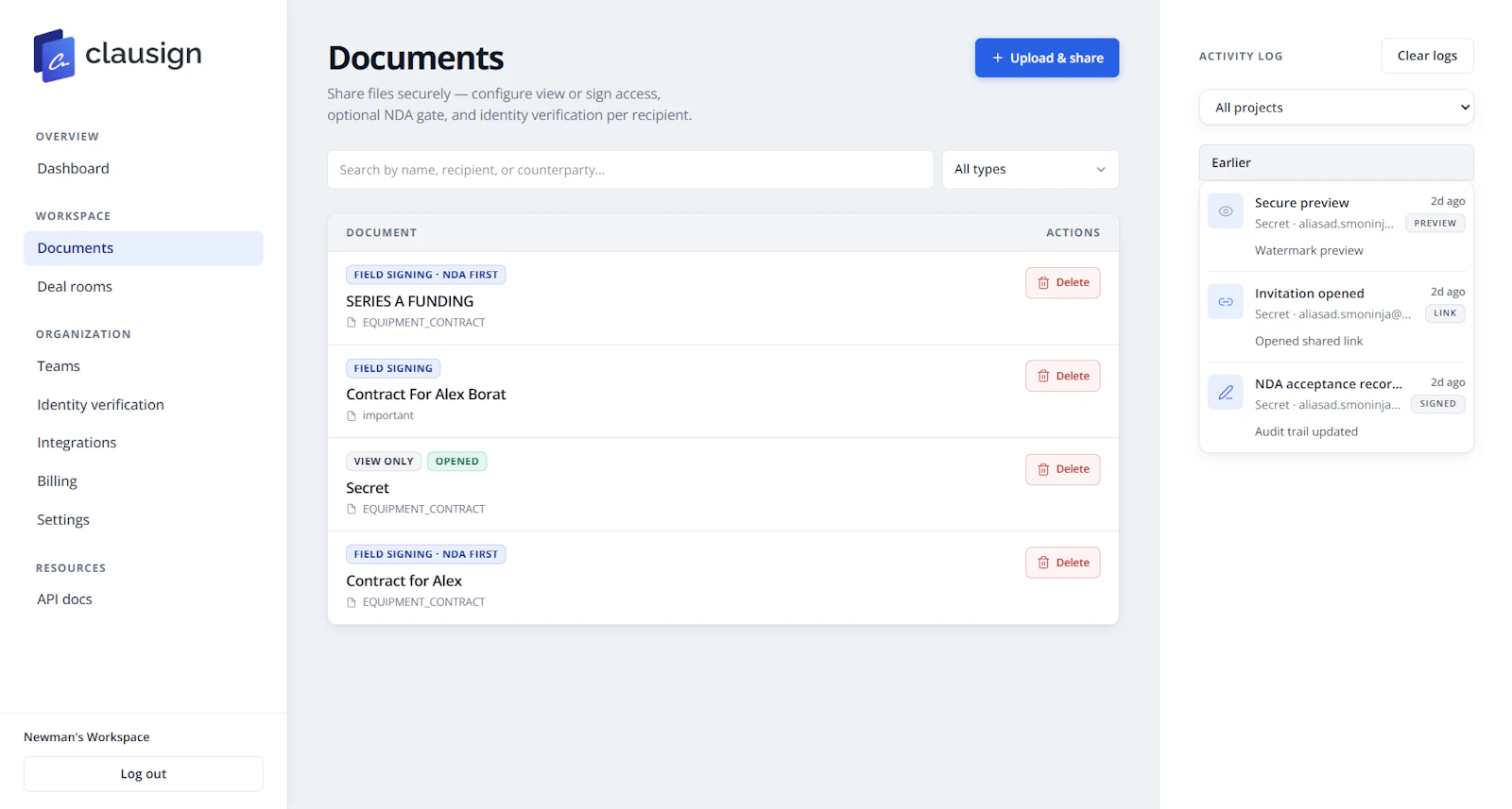 Clausign screenshot 3