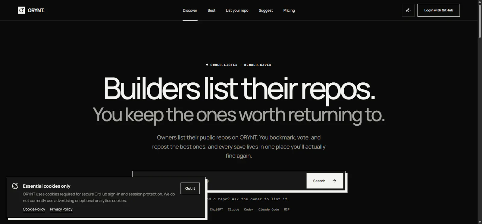 Orynt screenshot 1