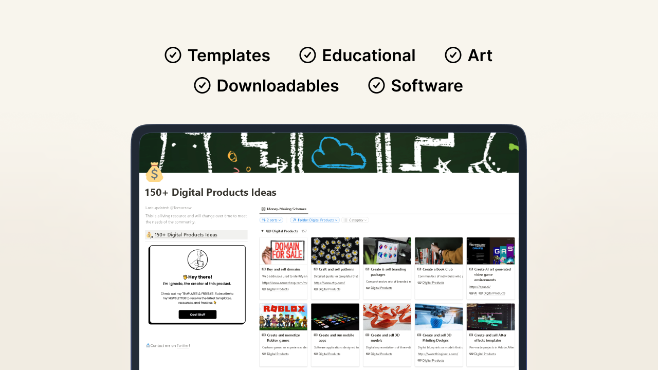 150 أفكار منتجات رقمية media 2