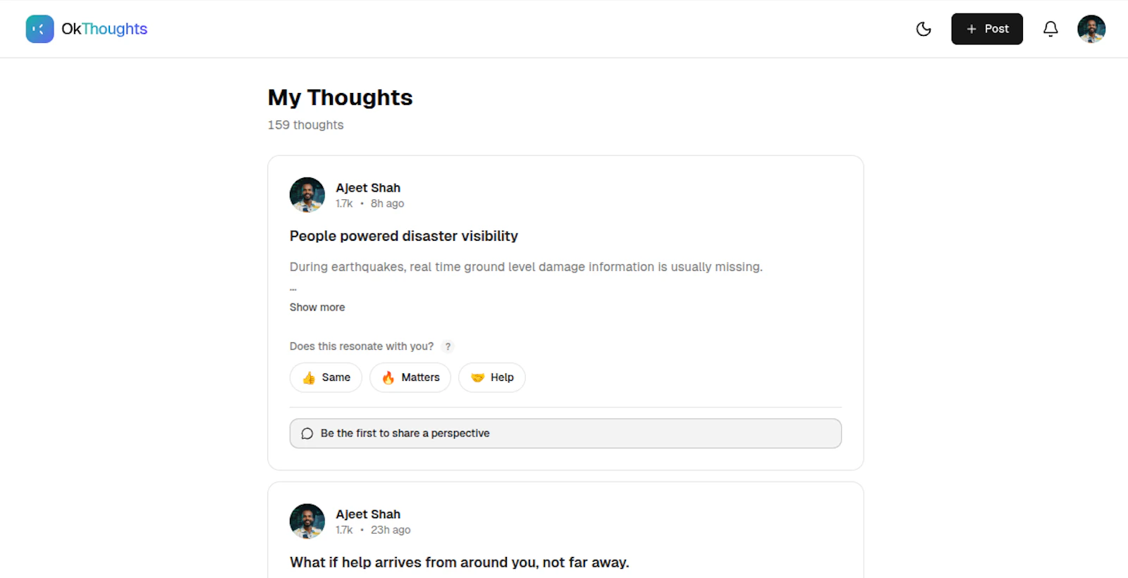 OkThoughts screenshot 4