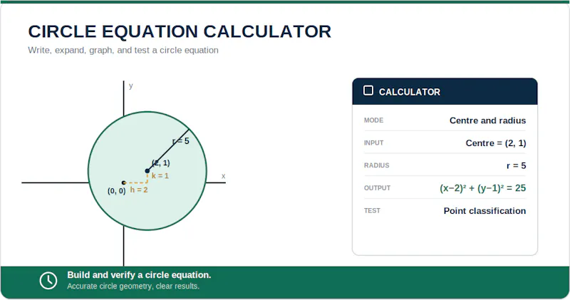 Circle Calculator screenshot 3