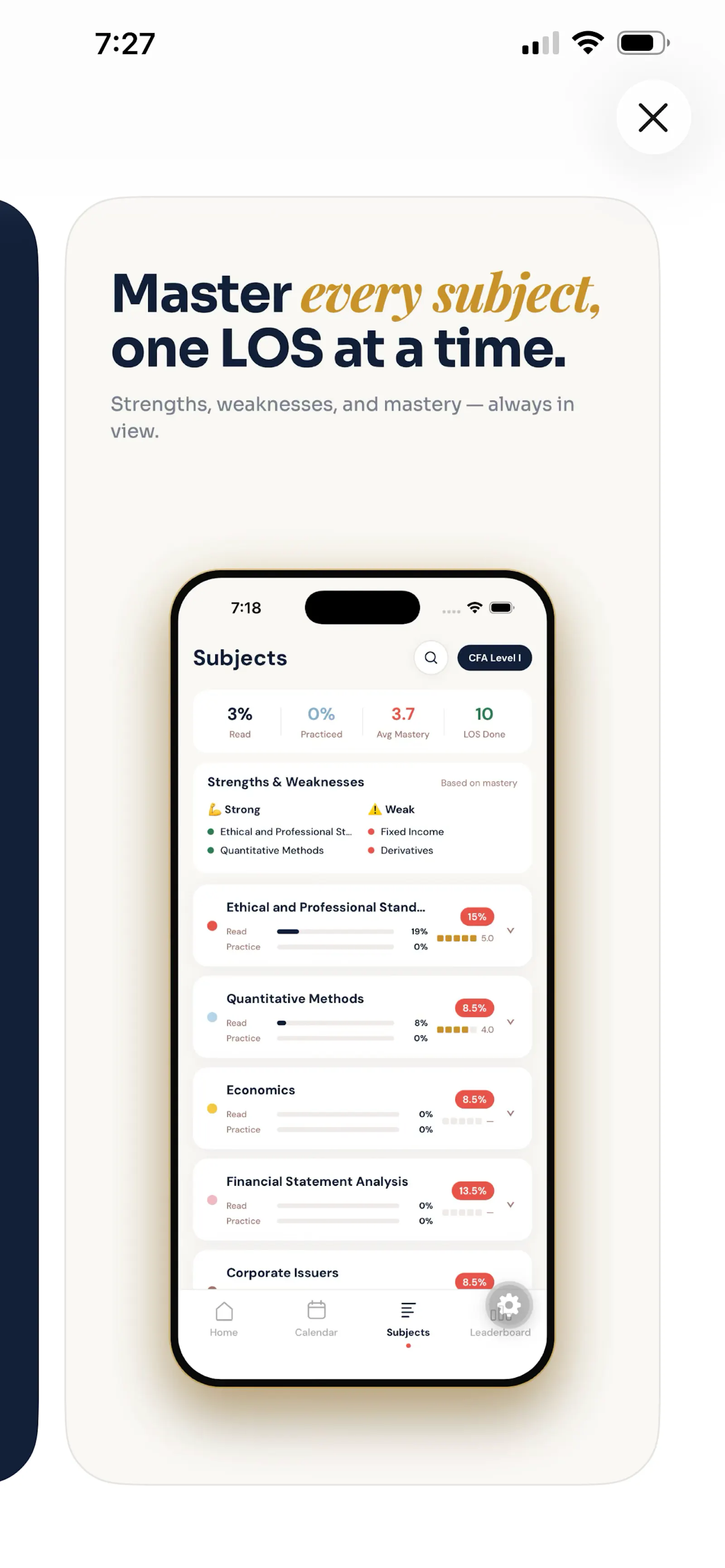 Chartered: CFA Study Planner screenshot 4
