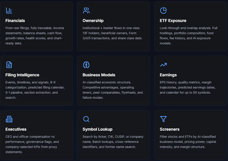 StockFit API screenshot 1