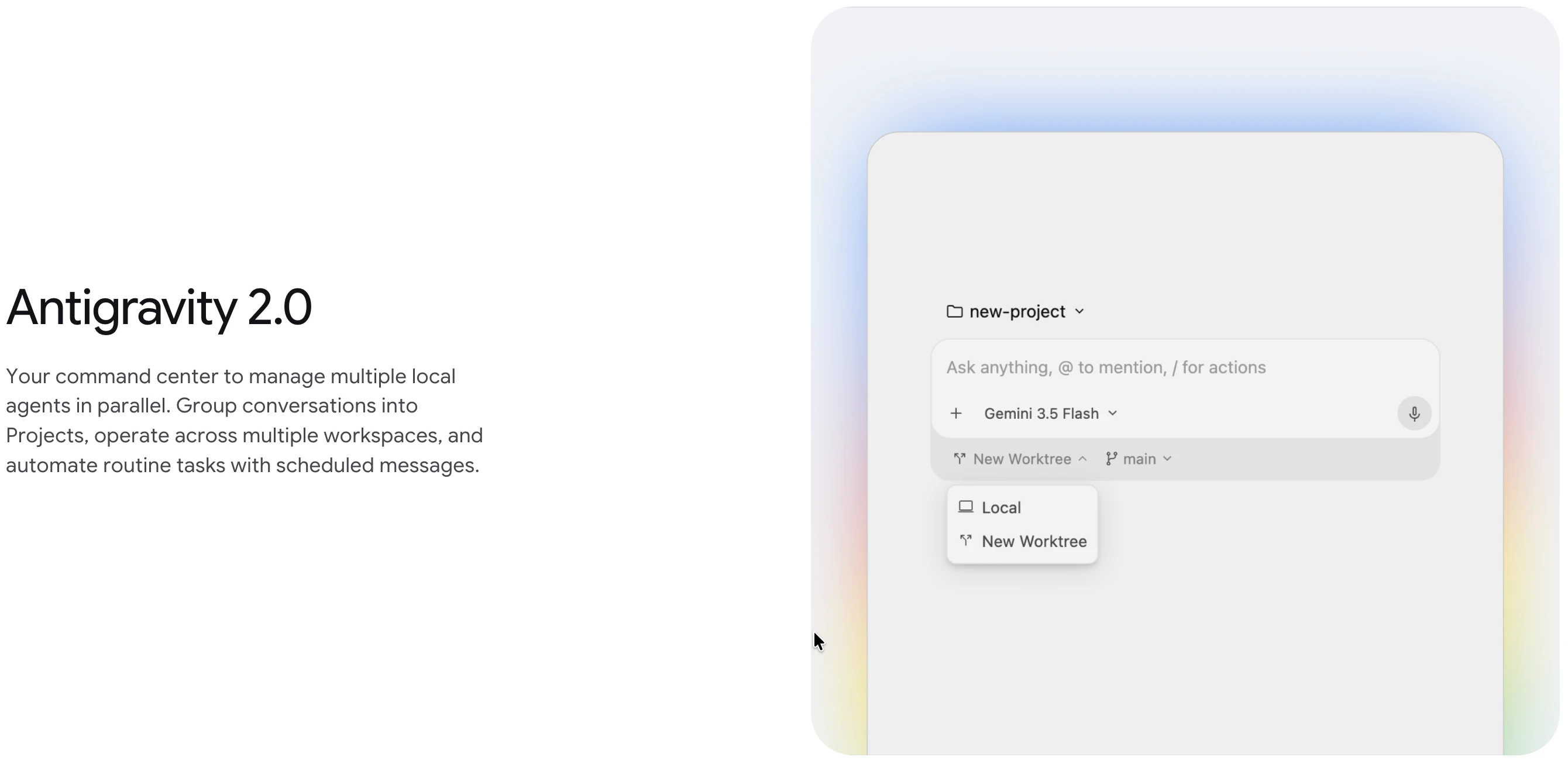 Google Antigravity 2.0 screenshot 3