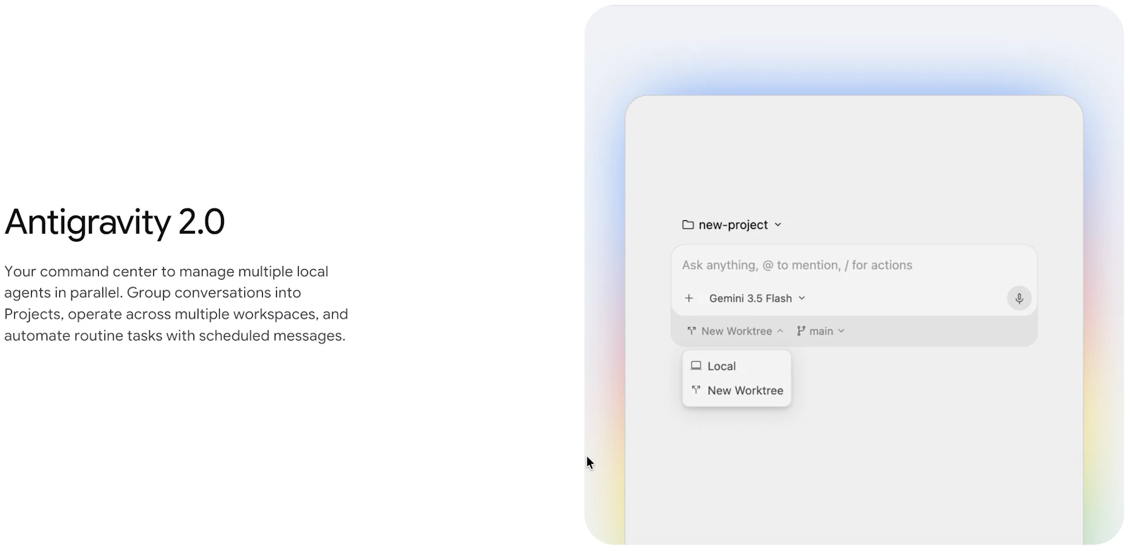 Google Antigravity 2.0 screenshot 4
