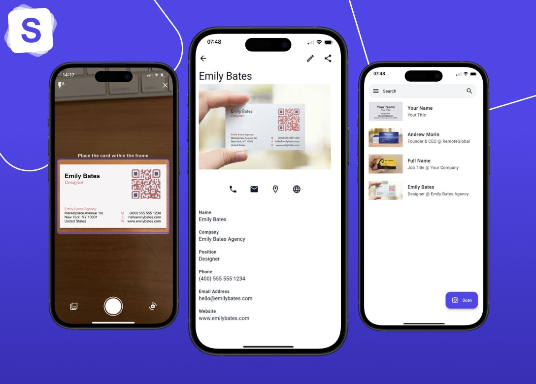 Mídia 1 de Digitalize se espalhe - Bye Bye Card Chaos - Colete todos os cartões em um só lugar