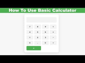 Basic Calculator gallery image