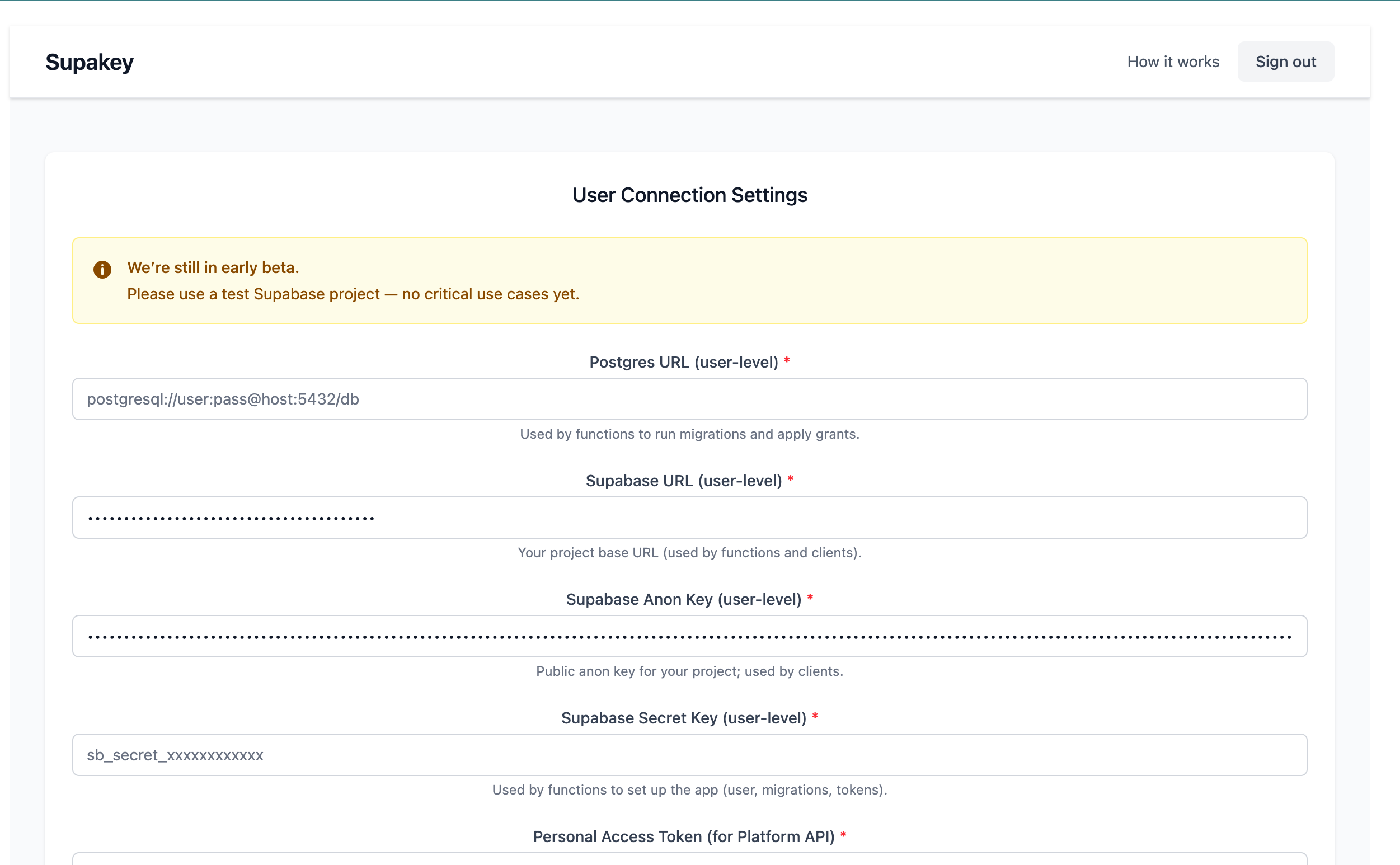 Média Supakey - Apportez votre propre Supabase à chaque application 3