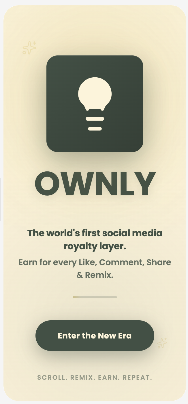 OWNLY - Main product screenshot demonstrating key features and user interface