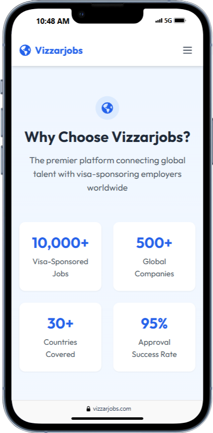 Vizzjobs - Visaスポンサーシップを備えた国際的な仕事メディア3