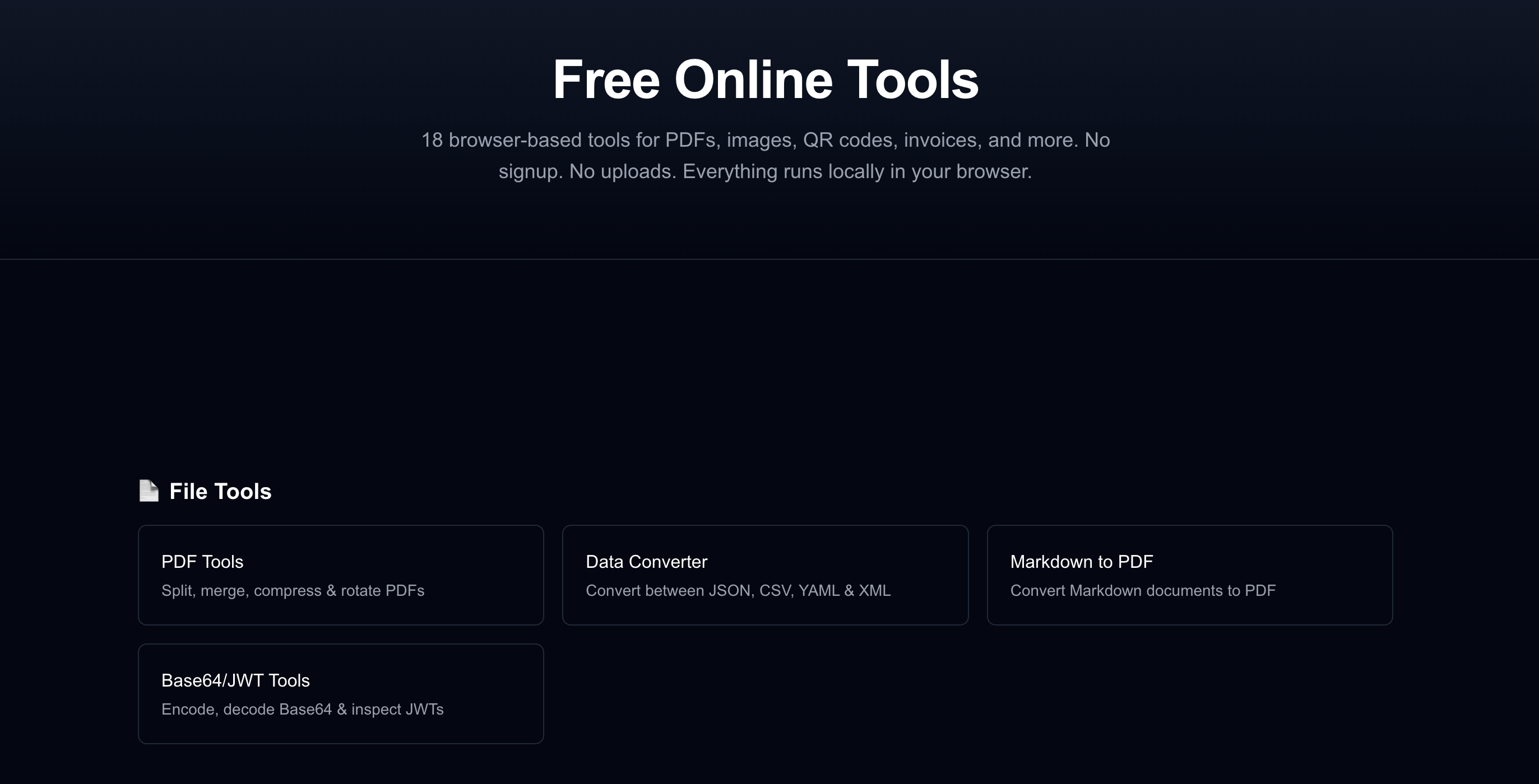 UtilsStack: Free, Privacy-First Tools gallery image