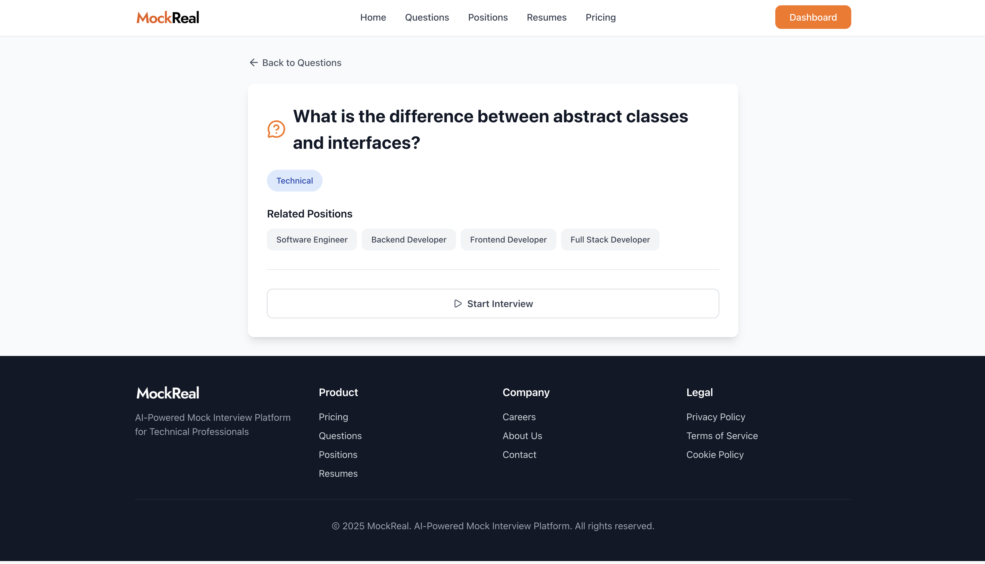 MockReal - Main product screenshot demonstrating key features and user interface