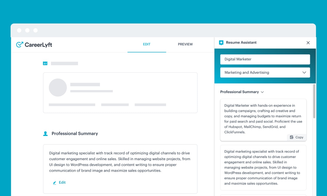 CareerLyft Resume Builder gallery image