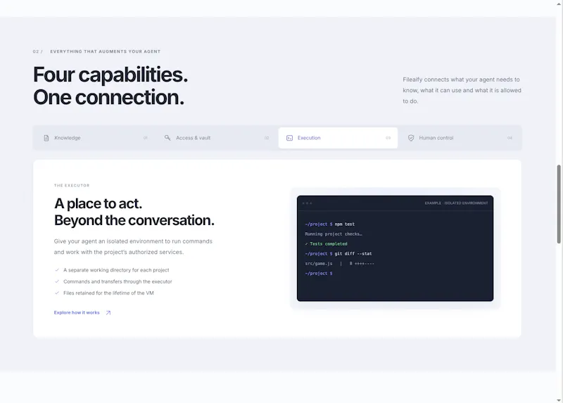Fileaify.com — Augment any AI agent screenshot 7