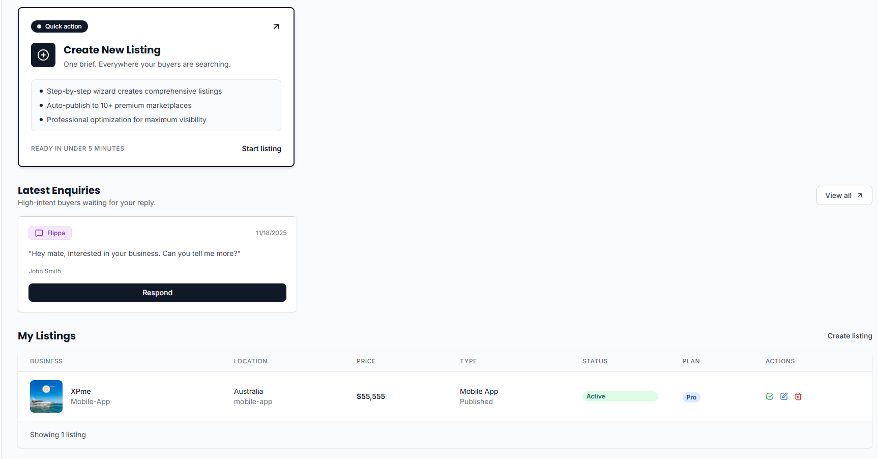 Business Lister - Screenshot 3 showing product features and functionality