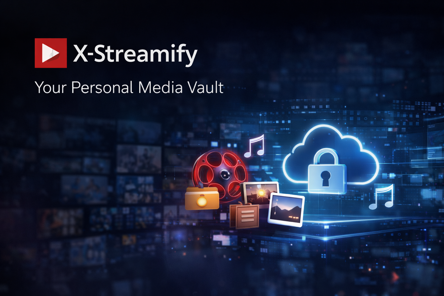 X-Streamify — Control Your Media - Main product screenshot demonstrating key features and user interface