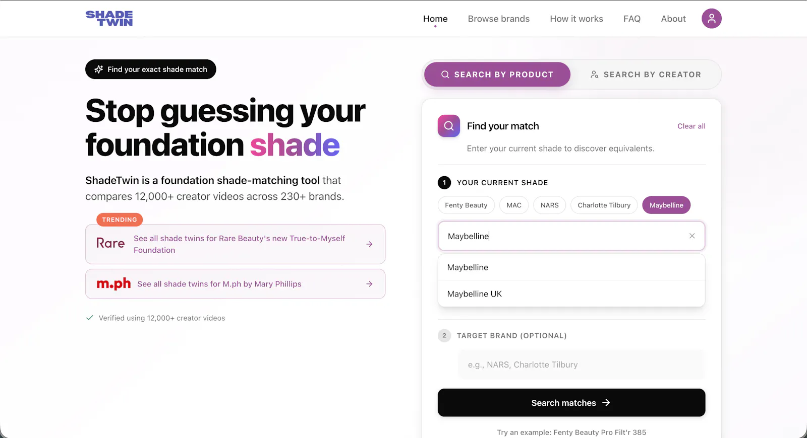 Shadetwin.app screenshot 1