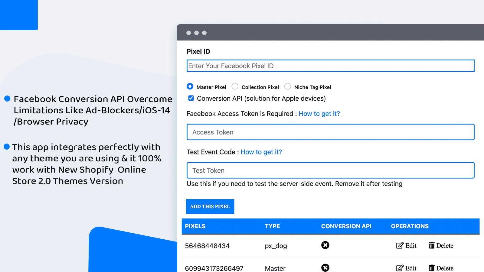 ALPHA ‑ Multi Facebook Pixels gallery image