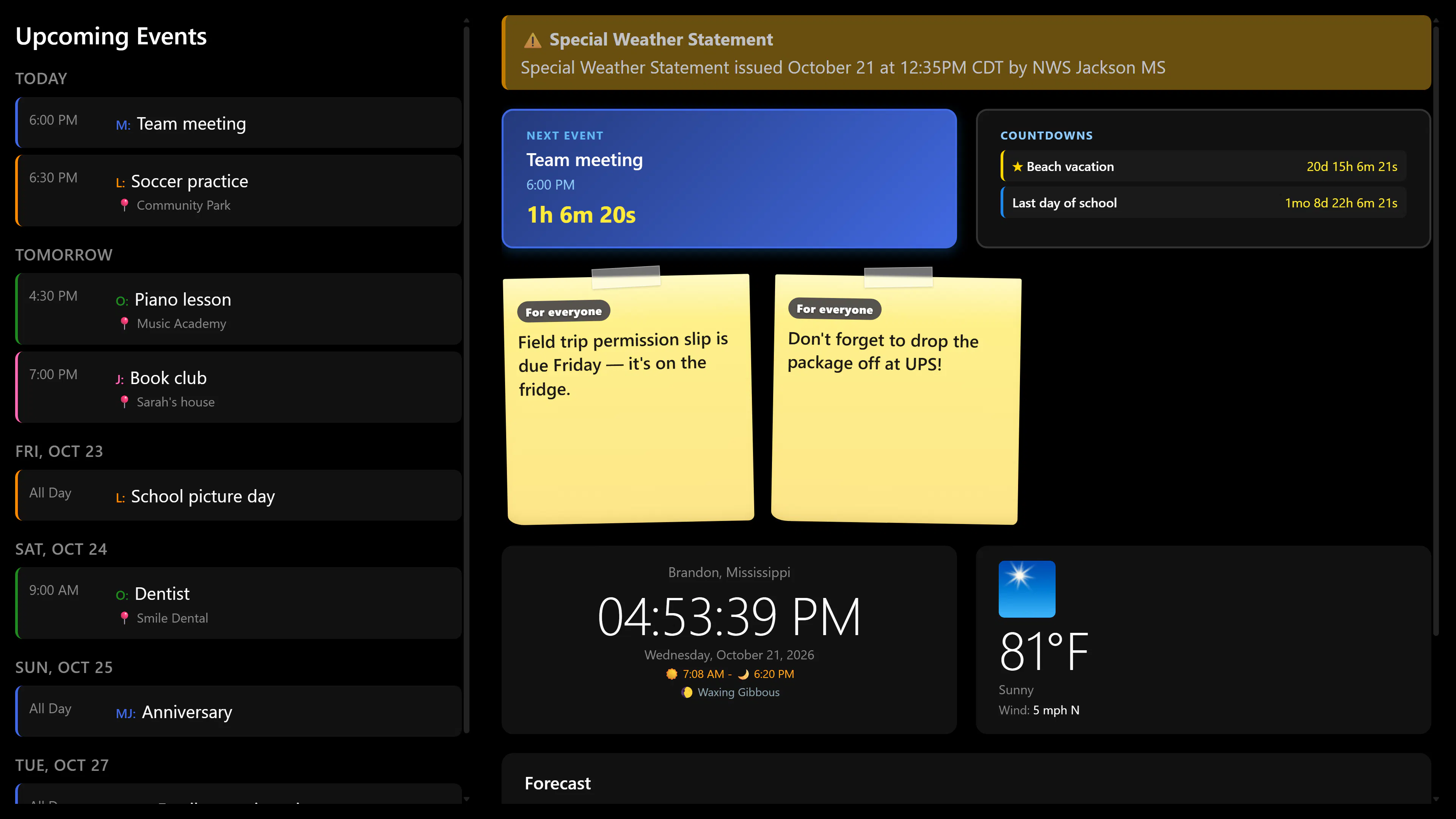 Roostwall: Your equipment, your calendar gallery image