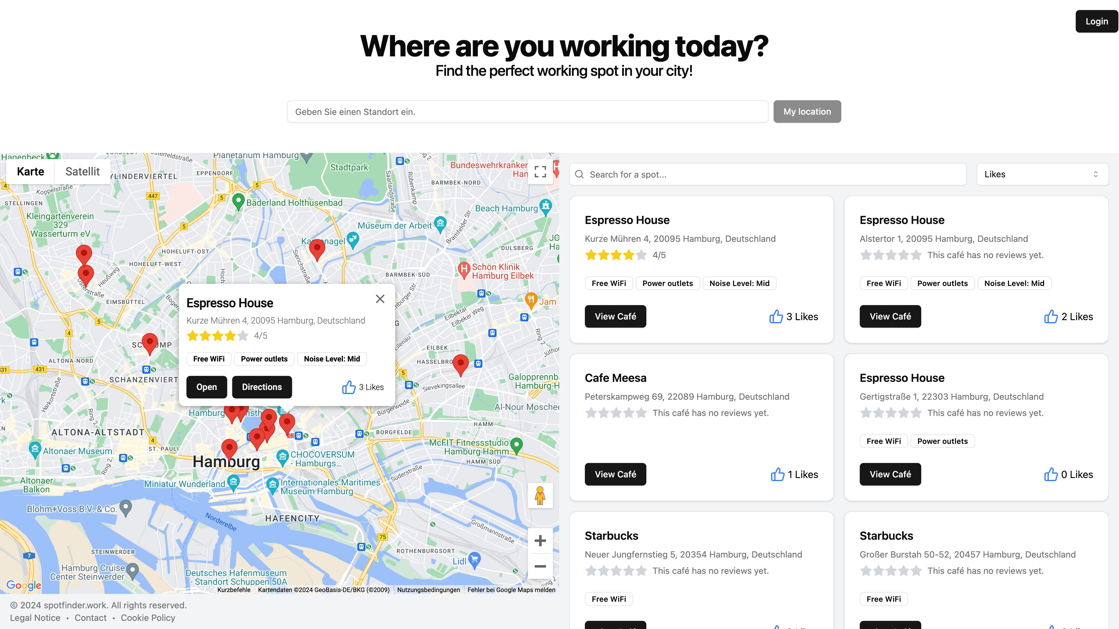 startuptile SpotFinder-Find review and share the best cafes for remote workspaces