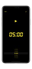 Minimalist Retro Clock iOS app gallery image