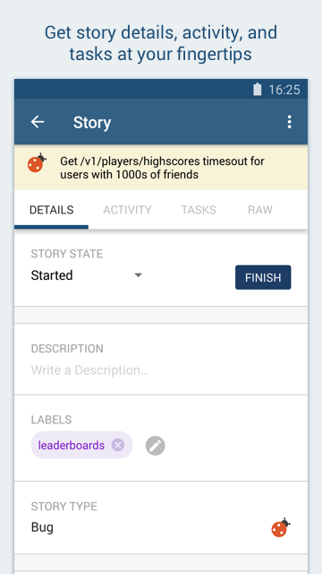 Pivotal Tracker v1.0 for Android gallery image