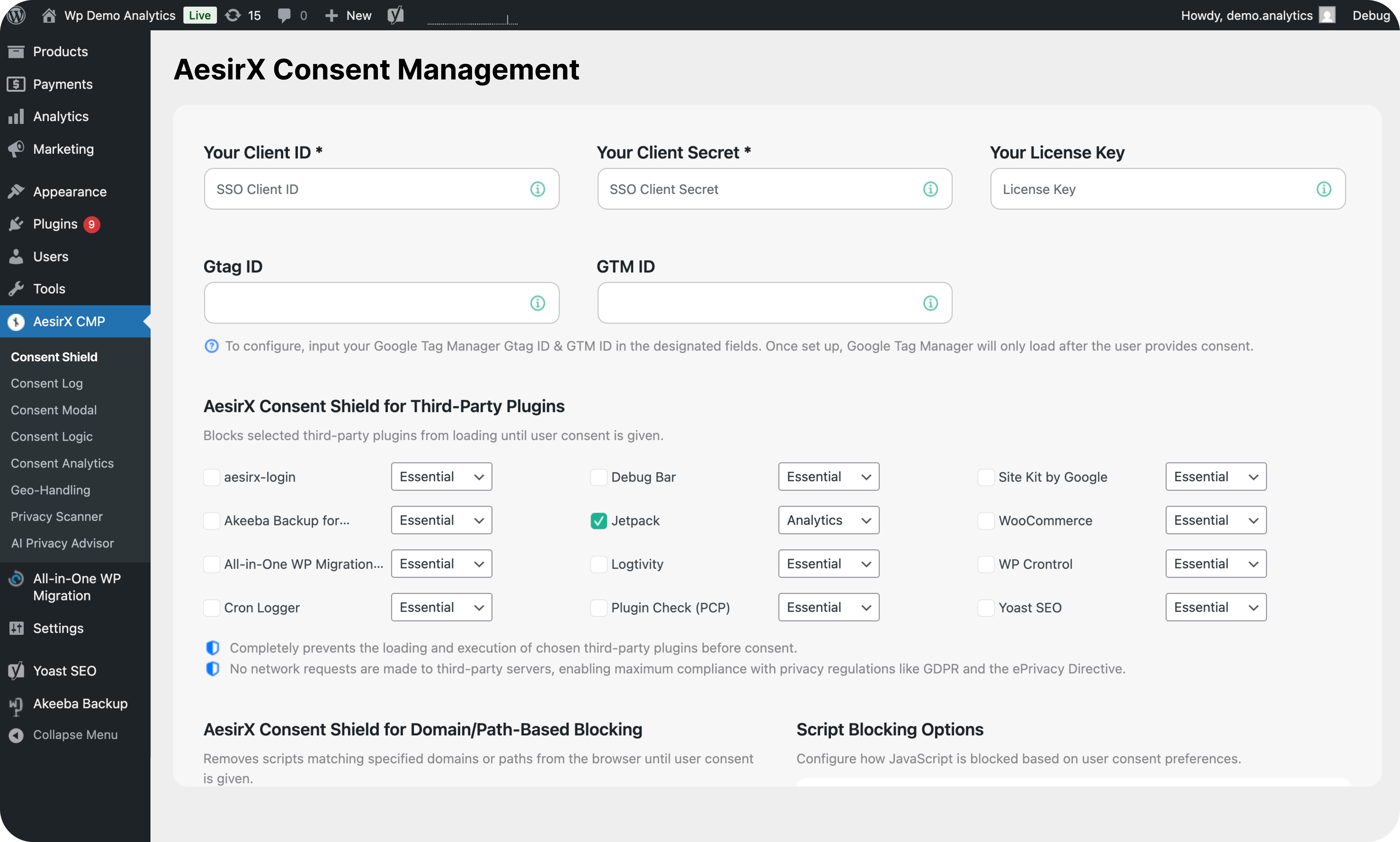 AesirX Consent Management Platform (CMP) media 3