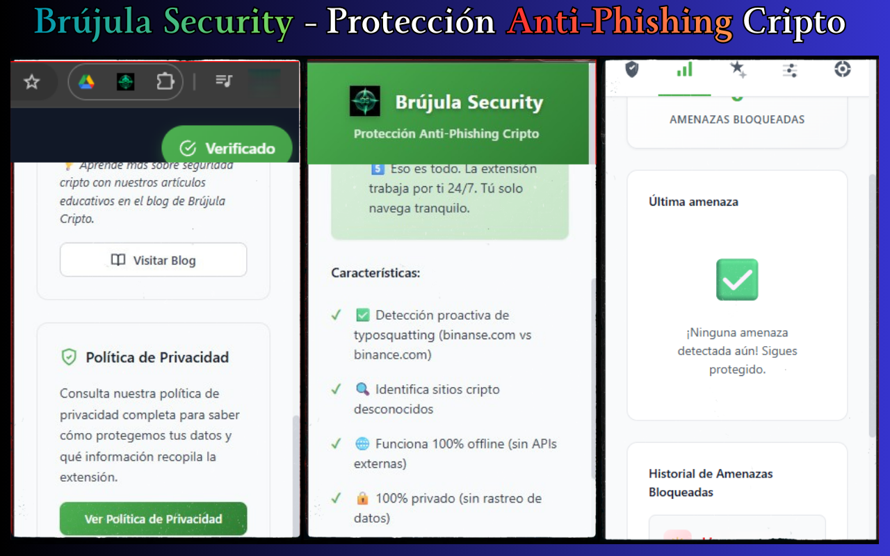 Brújula Security - Screenshot 4 showing product features and functionality