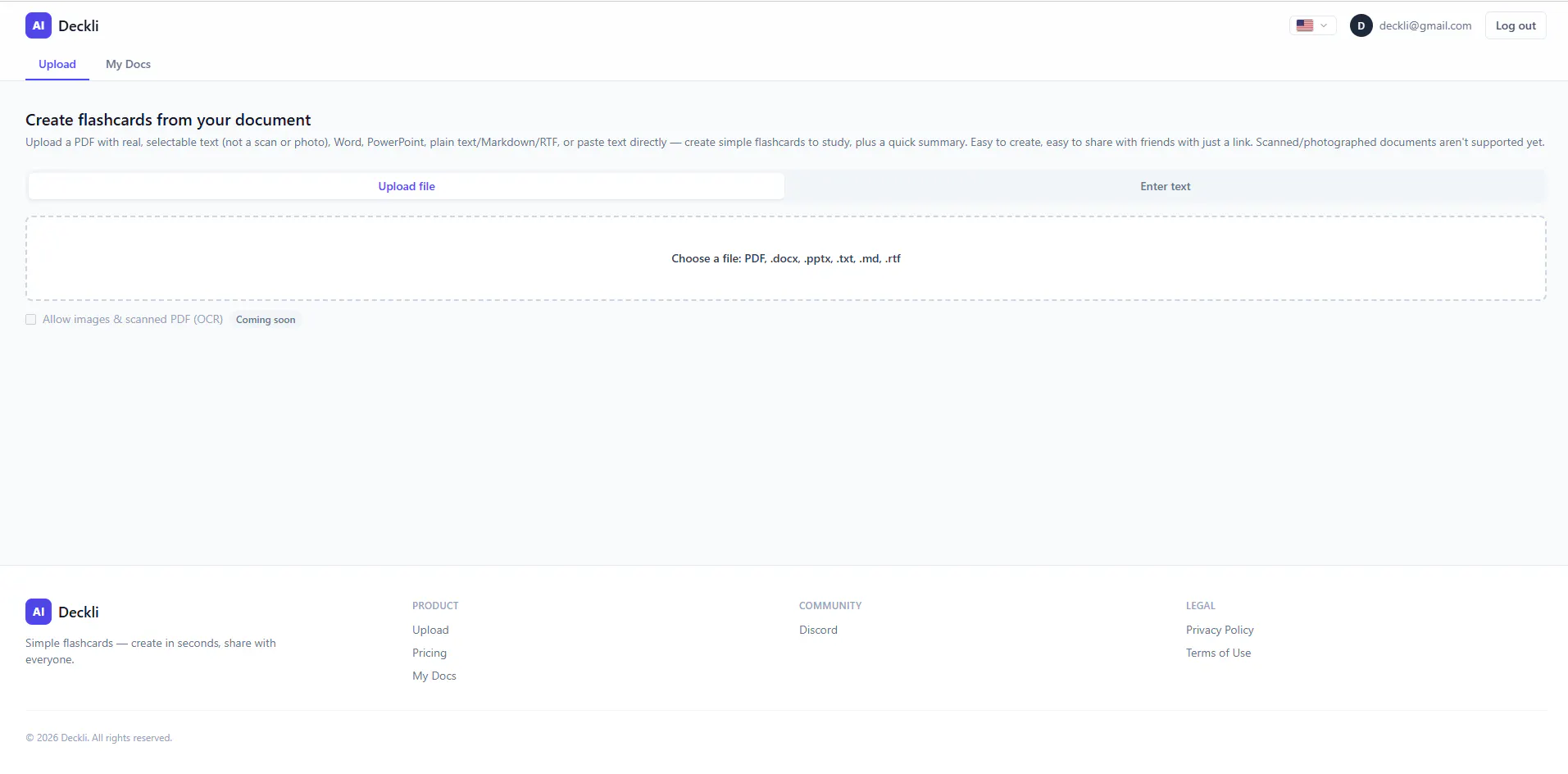 Deckli — Simple Flashcards gallery image