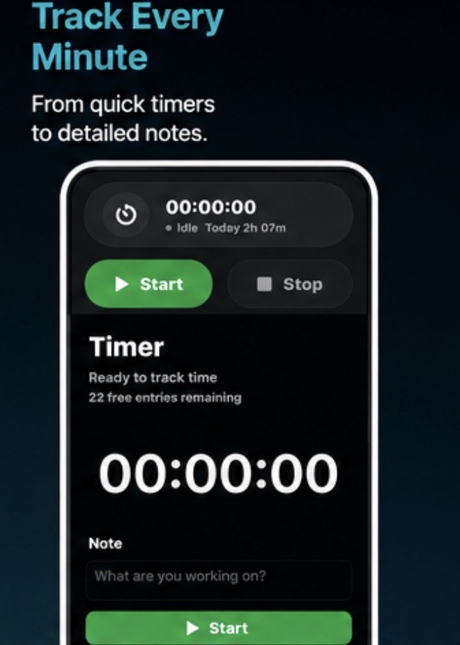 NotaTime — Simple Time Tracking gallery image
