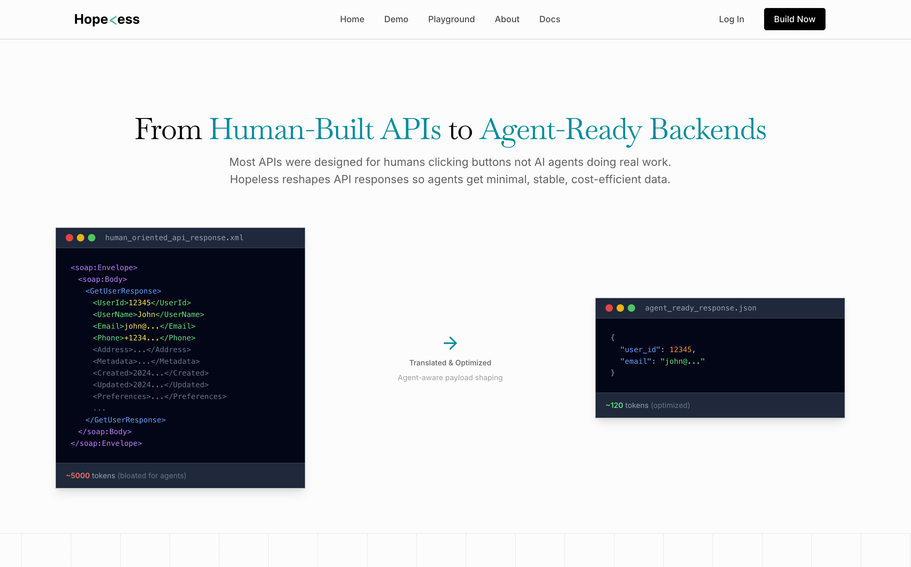 Hopeless - Screenshot 2 showing product features and functionality