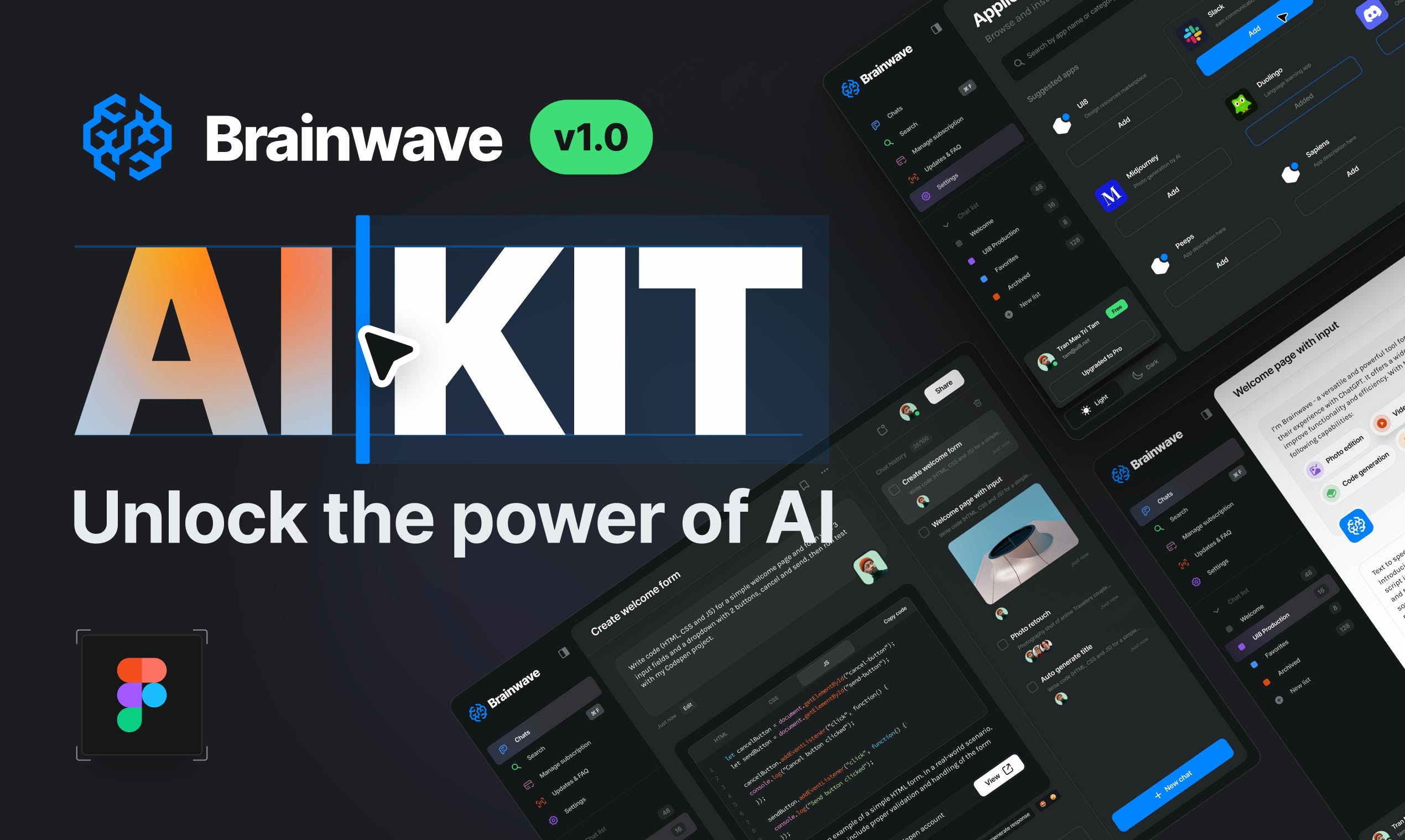 Brainwave - AI UI Kit media 1
