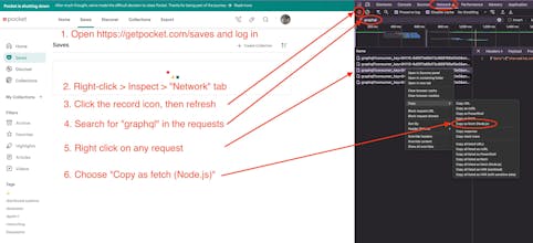 Pocket Data Exporter gallery image