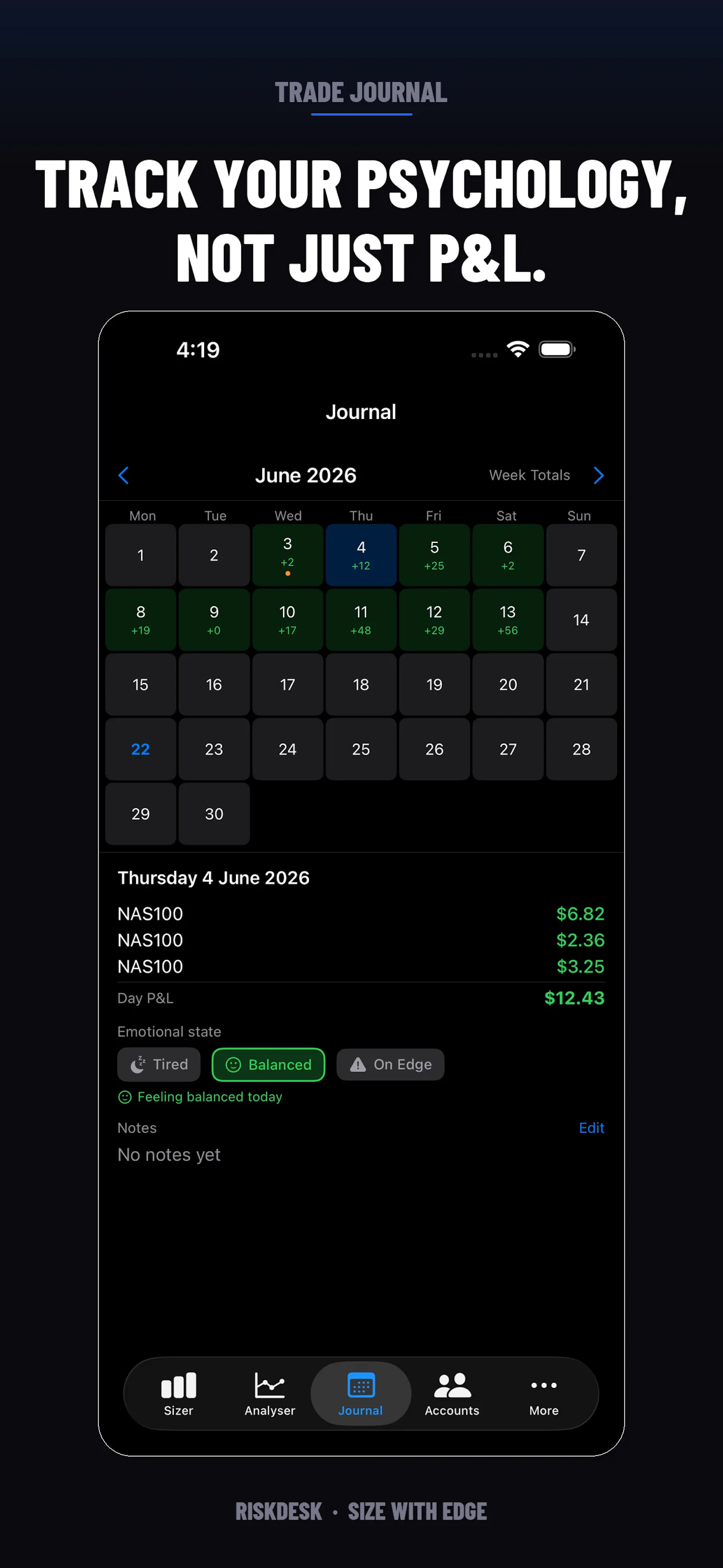 RiskDesk screenshot 7