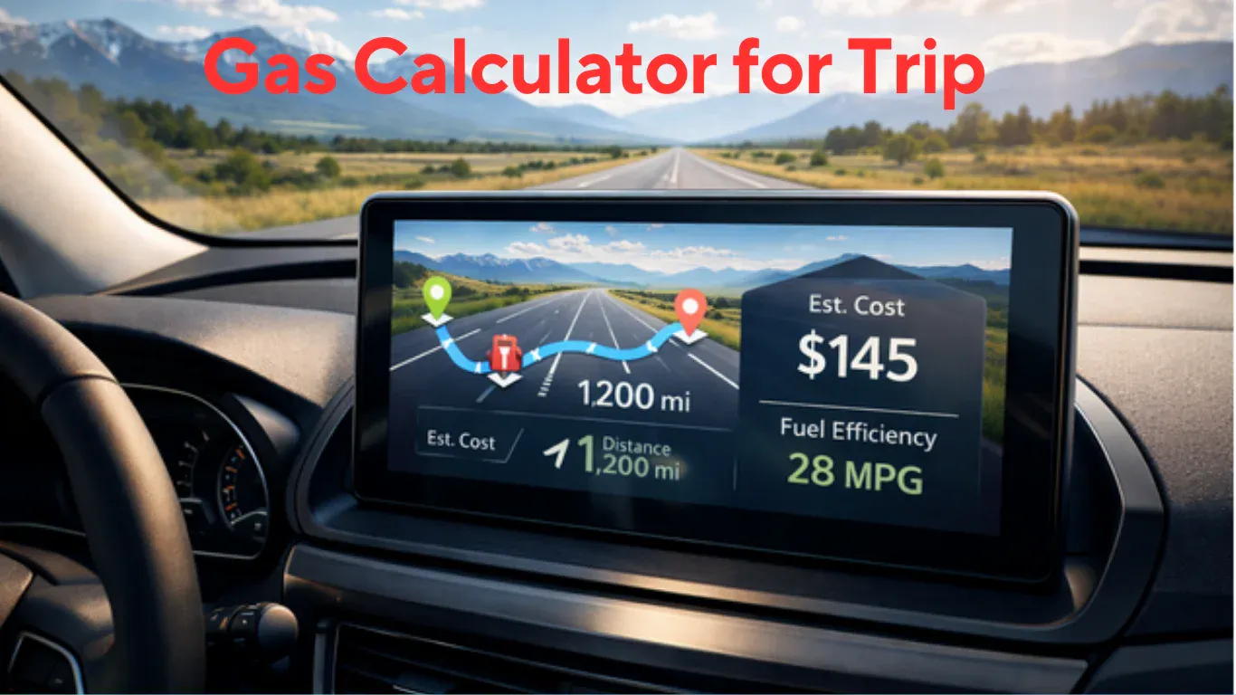 Gas Calculator for Trip のプロダクトバナー