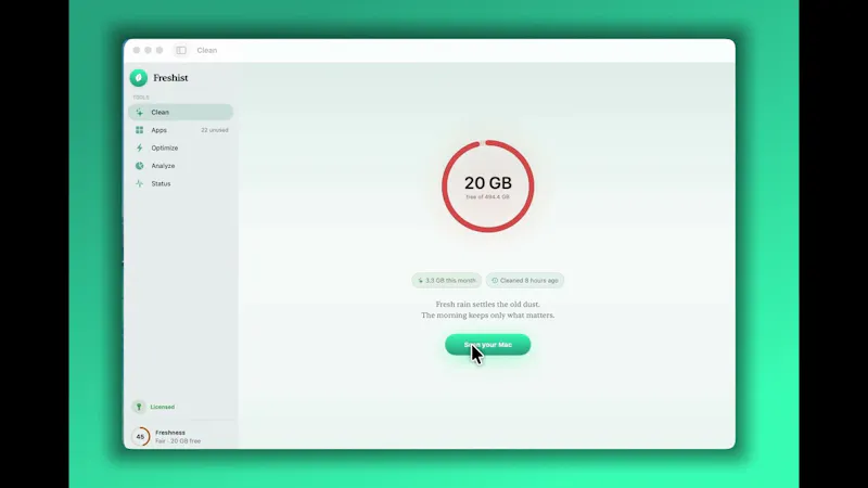 Freshist screenshot 1 (video preview)